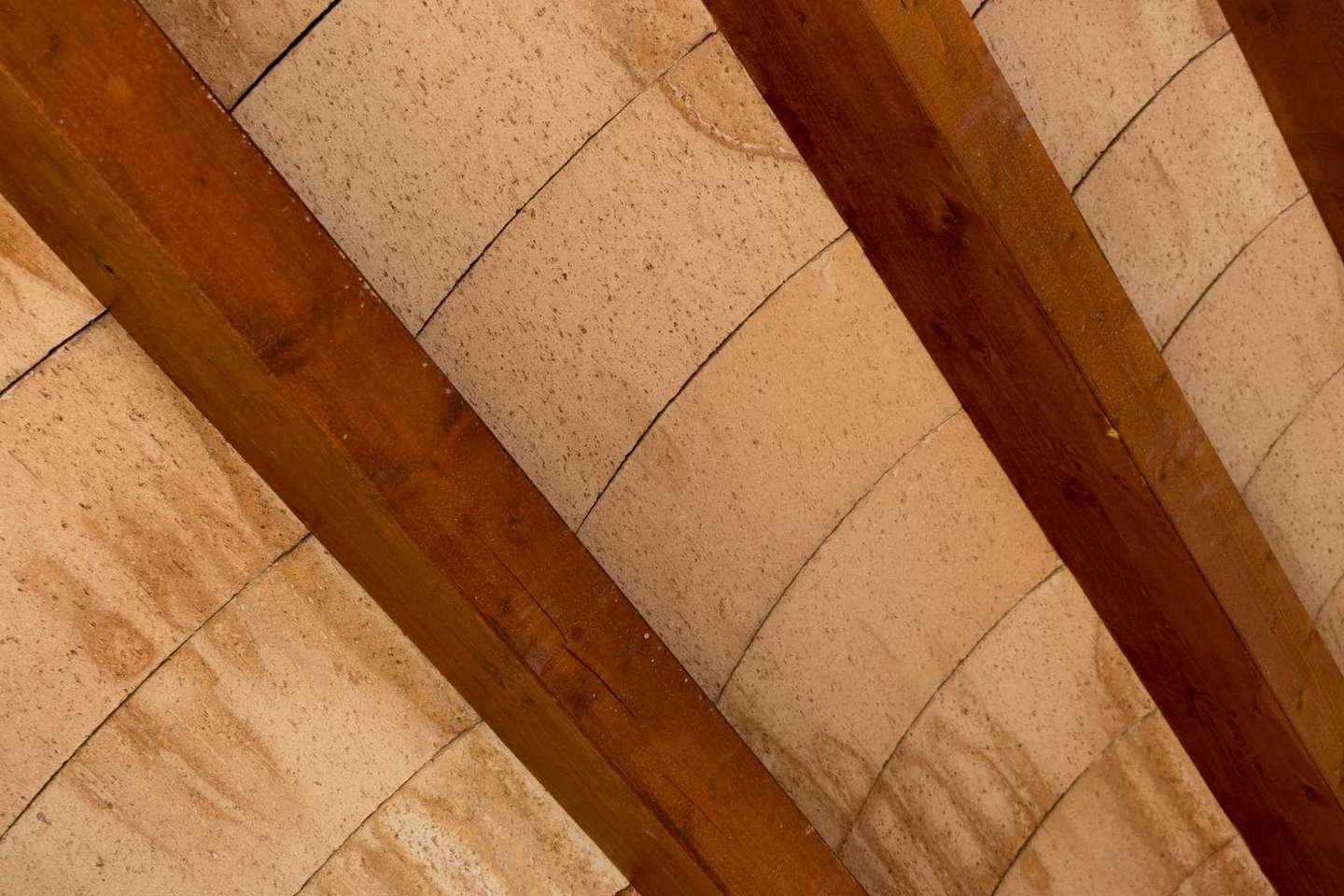 Techo Casa de la Mare de Déu antes de ser rehabilitada por Media Caña