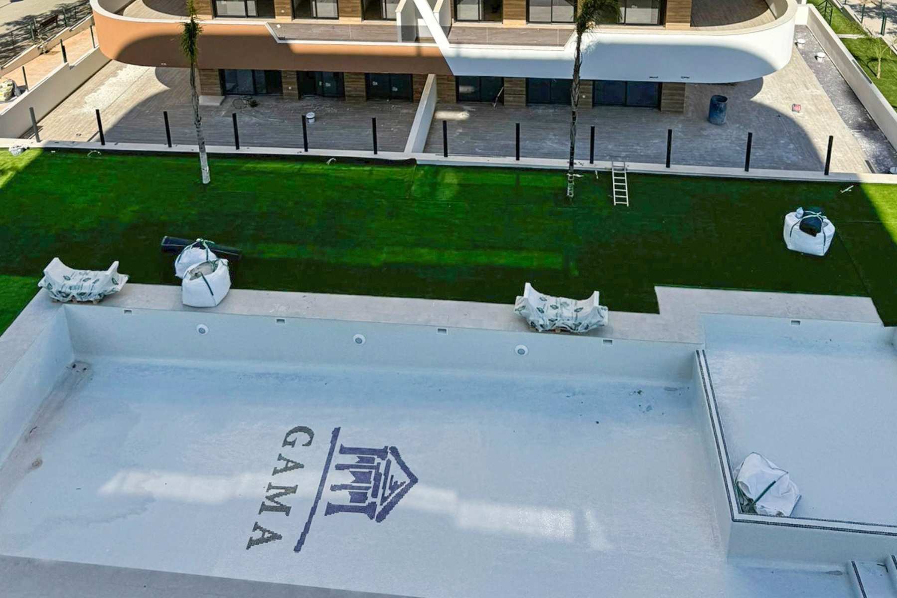 Proceso del los exteriores del residencial Claudia II