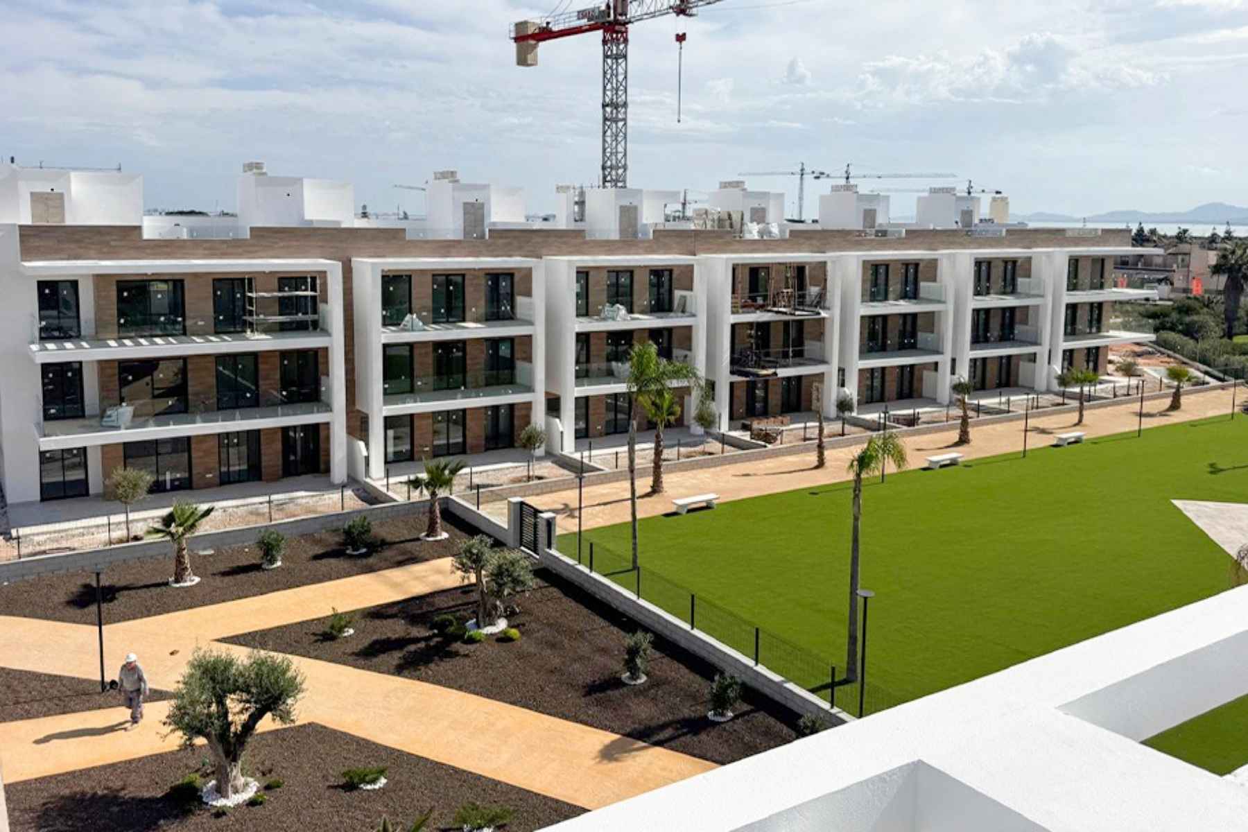 Avances del proyecto residencial en Los Alcázares