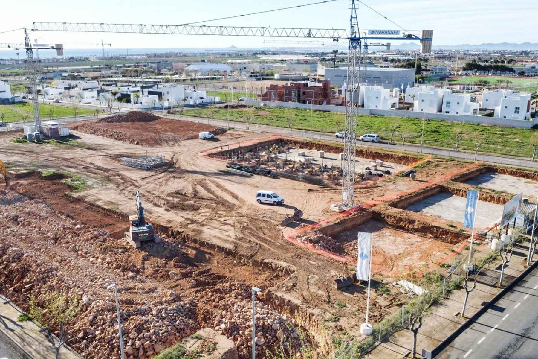 Comienzo de obra residencial